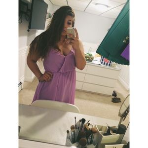 Purple light dress